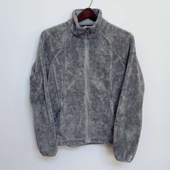 The North Face Jackets & Blazers - The North Face Osito Jacket Women Medium Olive Gray Fleece Zip Pockets‎